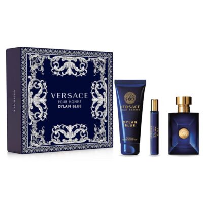 Versace Dylan Blue Pour Homme EDT  3 Piece Gift Set