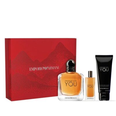 Emporio Armani Stronger With You EDT  3 Piece Gift Set