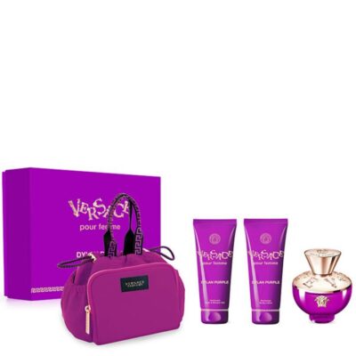 Versace Dylan Purple EDP  4 Piece Gift Set