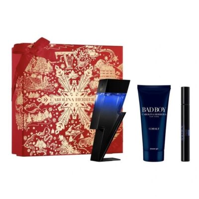 Carolina Herrera Bad Boy Cobalt EDP Elixir  3 Piece Gift Set