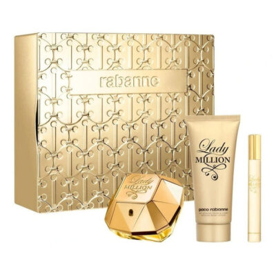 Rabanne Lady Million EDP  3 Piece Gift Set